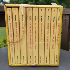 Vtg 1971 Complete Yellow Box Set Laura Ingalls Wilder’s Little House 9 PB Unread