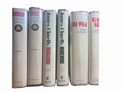 James Clavell Lot 6 BCE Shogun Whirlwind King Rat Tai-Pan VG/G Mylar Asian Saga