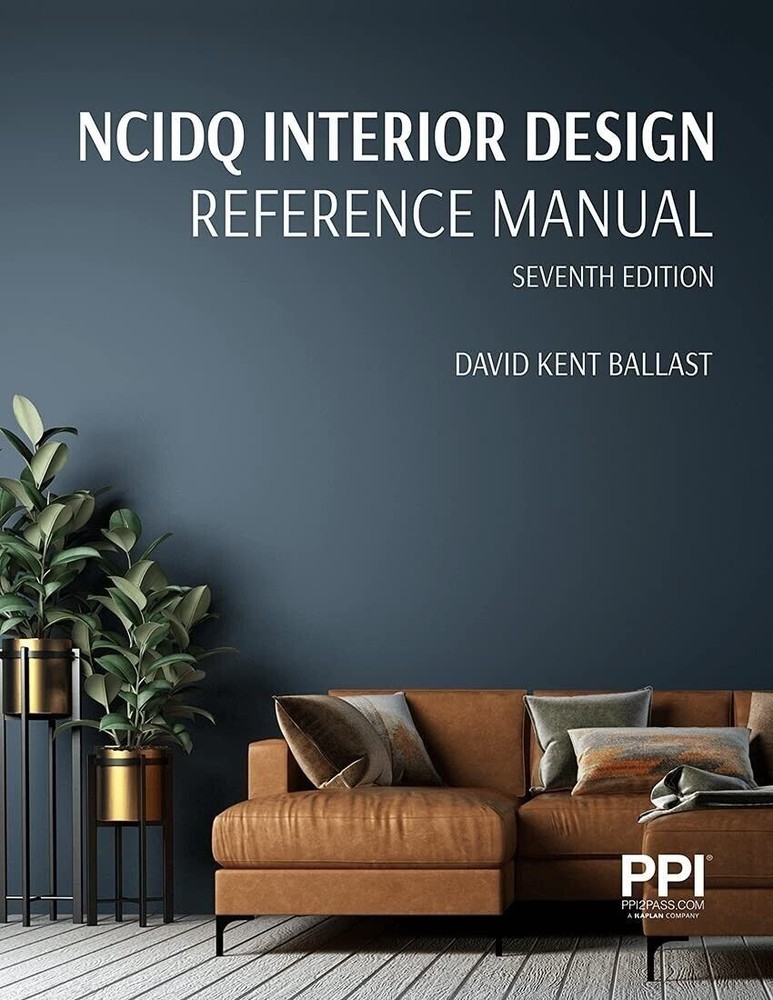 NCIDQ Interior Design Reference Manual Paperback l912
