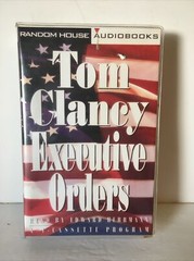 Tom Clancy Executive Orders Audio Book 4 Cassettes 6 Hours Read Edward Hermann