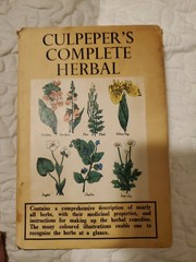 Culpeper s Complete Herbal CULPEPER, Nicholas Vintage
