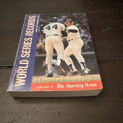 Official World Series Records 1978, Munson on cover,By The Sporting News Book