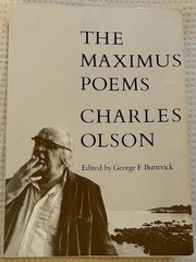 THE MAXIMUS POEMS by Charles Olson Paperback