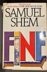FINE by Samuel Shem, Hardcover DJ 1st Edition, Signed by Author VGC