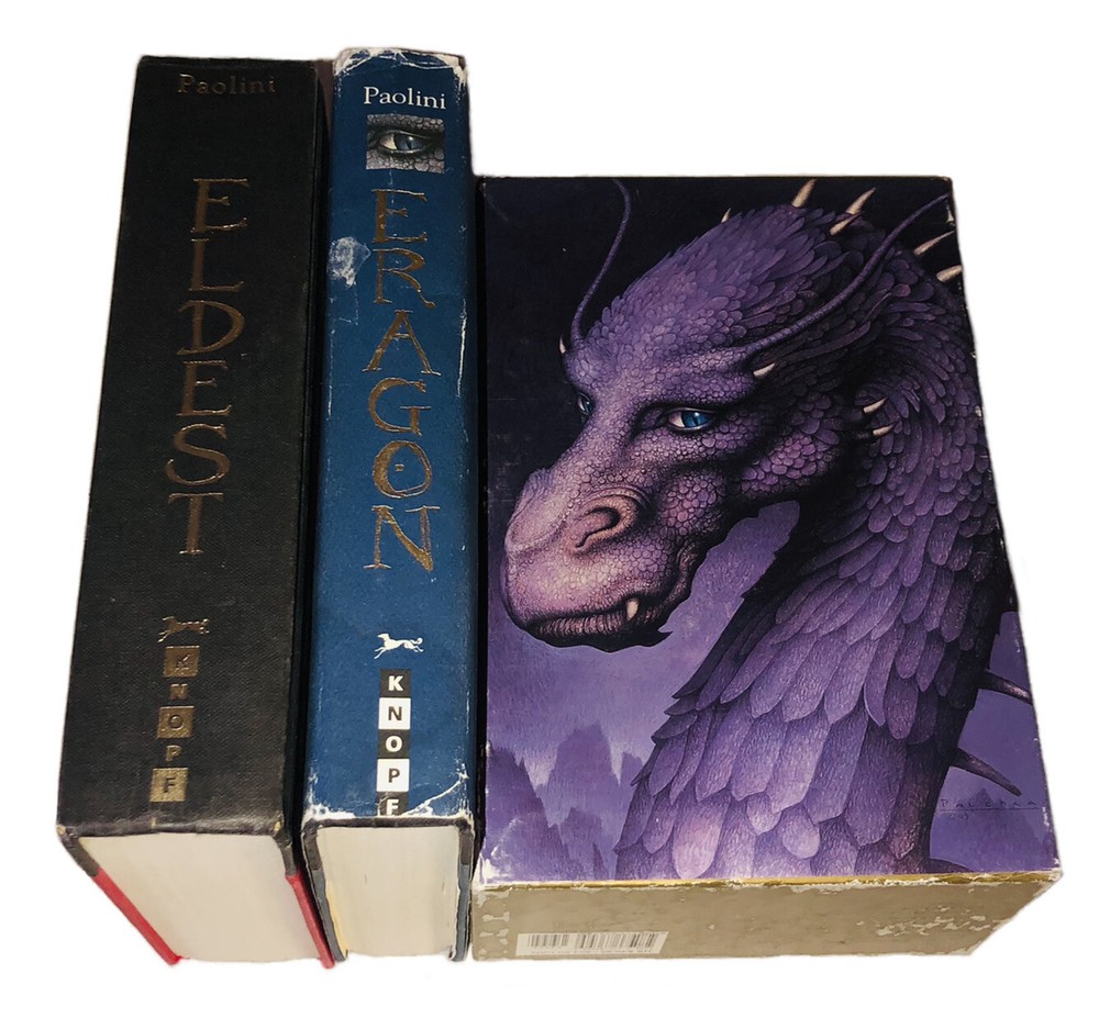 Christopher Paolini Inheritance 1st Box Set Hardcover Book 1 & 2 Eragon Eldest