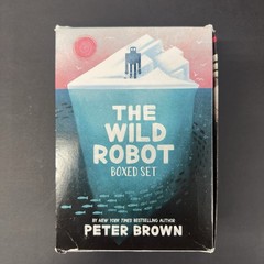 The Wild Robot Boxed Set Peter Brown Hardcover Used Very Good.