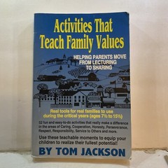Activities That Teach Family Values – Tom Jackson (Paperback, 1998)