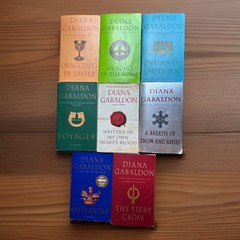Outlander Series Lot of 8 Books 1-8 Complete Diana Gabaldon Paperback Dell
