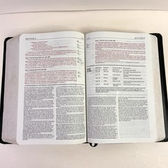 Life Application Study Bible 1997 Blue Bonded Leather Zondervan Red Letter