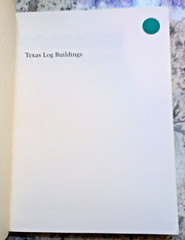 Texas Log Buildings: A Folk Architecture (Paperback or Softback) 1978 Illustrate