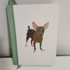 FRINGE STUDIO Chihuahua Hardcover Ribbon Journal, 6 x 8.25 Inches, 160 Lined Pg