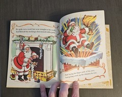 Vintage The Night Before Christmas Children’s Book golden press 1949