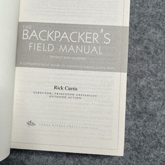 The Backpacker’s Field Manual by Rick Curtis Paperback Book