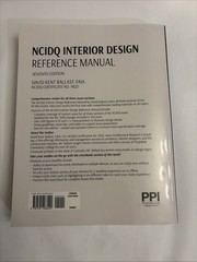 PPI NCIDQ Interior Design Reference Manual, 7th Edition–