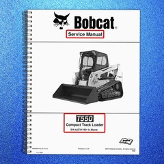 BOBCAT T550 Compact Track Loader 2019 Service Manual SN AJZV11001 Up, FOLDOUTS
