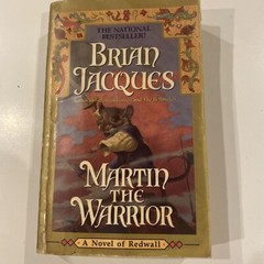 Redwall Martin the Warrior by Brian Jacques (1993) Paperback) Book Vintage
