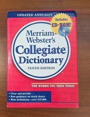 Merriam Webster’s Collegiate Dictionary – Tenth Edition – Thumb Indexed