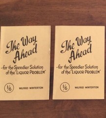 Temperance pamphlets. United Kingdom. Vintage titles. Mid 20th Century.