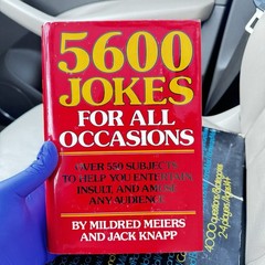 5600 Jokes for All Occasions by Mildred Meiers And Jack Knapp (Hard Cover)