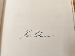 Ken Coleman SIGNED Talking On Air Broadcaster 2000 First Edition Hardcover COA
