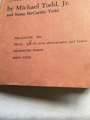 PROOF “A Valuable Property: The Life Story of Michael Todd” By Michael Todd Jr.