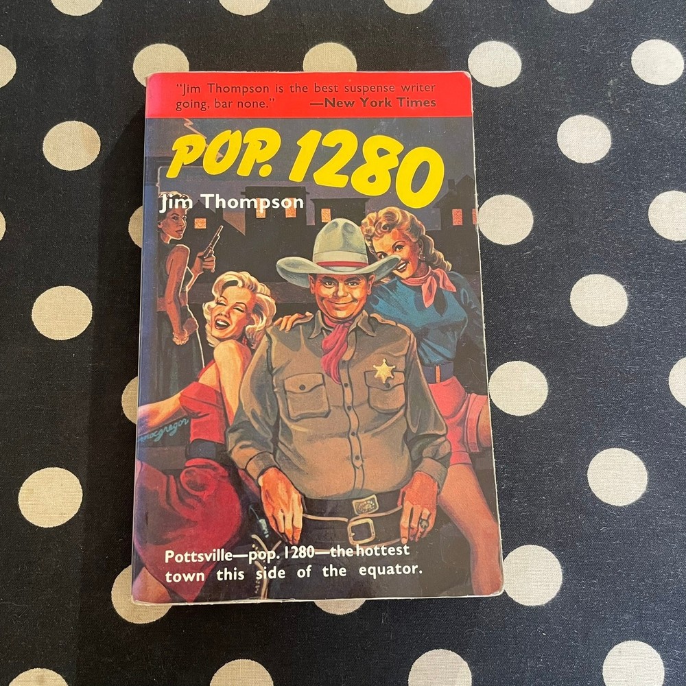 Pop. 1280 by Jim Thompson 1984 RARE Black Lizard Paperback