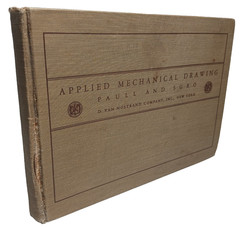 Applied Mechanical Drawing by Paull and SGRO 1942 Vintage Hardcover (Acceptable)