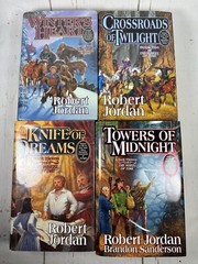 Robert Jordan The Wheel Of Time 4 Book Lot First Edition Fantasy Fiction Novel