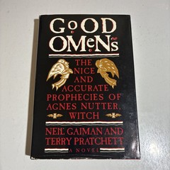 Good Omens Book The Prophecies of Agnes Nutter, Witch Vintage Fiction Books LGBT