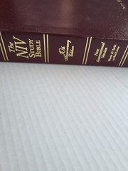 NIV Study Bible Zondervan 10th Anniversary Edition XL Bonded Leather Burgundy