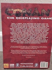 CONAN The Roleplaying Game Fantasy RPG Mongoose Publishing 2003 Hardcover NEW