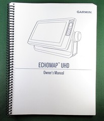 Garmin Echomap UHD 63CV Instruction Manual: Full Color 132 Pages & Clear Covers