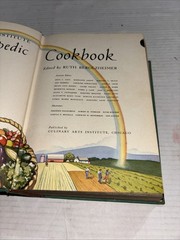 1948 CULINARY ARTS ENCYCLOPEDIC COOKBOOK-HC Ruth Berolzheimer Vtg Thumb Index