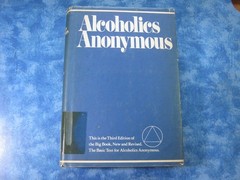VTG ALCOHOLICS ANONYMOUS Third Edition of the Big Book HCDJ 1976 8th Printing