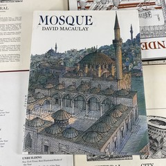 David Macaulay Architecture Book Lot 6 City Cathedral Mosque Castle SIGNED 1st