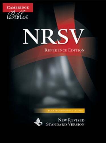 NRSV Reference Bible, Black French Morocco Leather, Nr563: X: New
