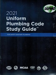 2021 Uniform Plumbing Code Study Guide (Brand New Paperback)
