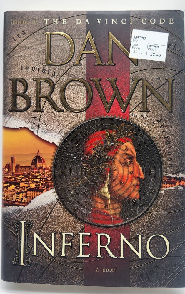 Dan Brown INFERNO The Da Vinci Code Novel FIRST EDITION w/ dust cover