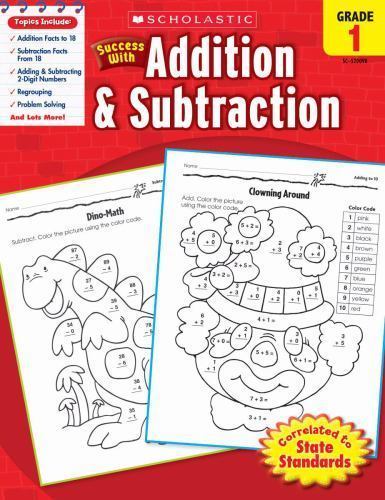 Scholastic Success With Addition & Subtrac- paperback, 9780545200981, Scholastic