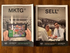 MKTG 12 & SELL 6 Instructor Edition Marketing Textbooks Mindtap Cengage LIKE NEW