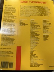 Basic Typography: Design Manual Revised Ed 1990 James Craig