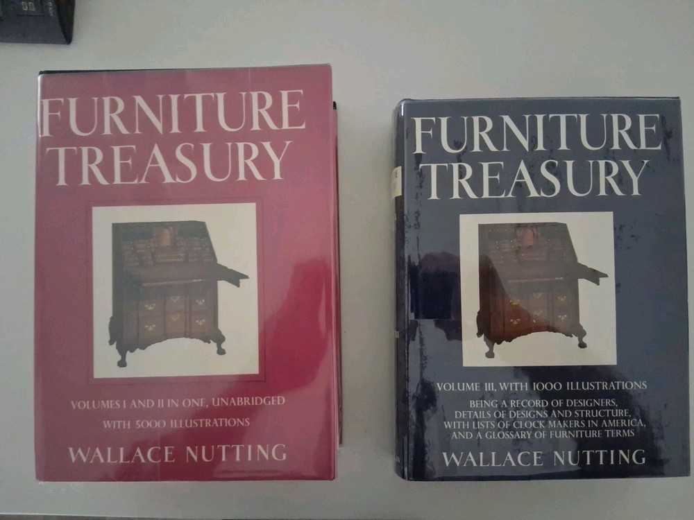 Furniture Treasury by Wallace Nutting Vols 1 – 3 (1974)