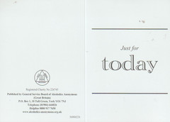 This is AA, Alcoholics Anonymous in United Kingdom, NEW leaflets, 3-piece set