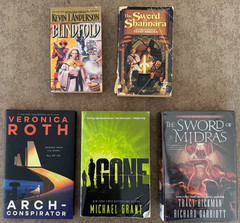 Fantasy Library: 5 epic novels by Anderson, Brooks, Hickman, Roth, and Grant