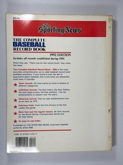 1992 The Complete Baseball Record Book Vintage Sporting News Nolan Ryan