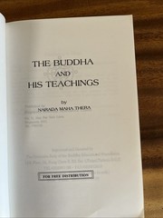 The Buddha and His Teachings