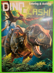 Dino Coloring & Activity Book – Dino Clash!