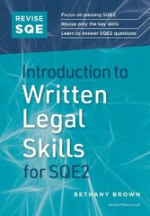 Bethany Brown Revise SQE Introduction to Written Legal Skills for SQ (Paperback)