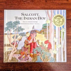 Salcott The Indian Boy Melinda Eldridge 1990 Hardcover Raintree Contest Winner