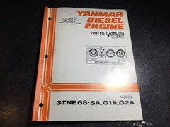 Yanmar 3TNE68-SA, 3TNE68-G1A & 3TNE68-G2A 3 Cylinder Diesel Engine Parts Catalog